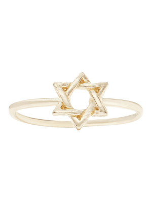 Star Of David Stacking Ring