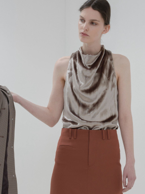 Cowl Halter - Panne Velvet