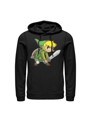 Men's Nintendo Legend Of Zelda Spirit Tracks Link Pull Over Hoodie