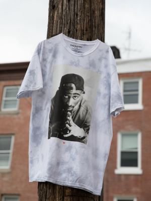 Poetic Justice Tupac Photo Tie-dye Tee