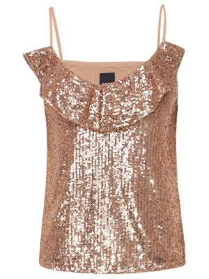 Pinko Sequin Embellished Tank Top