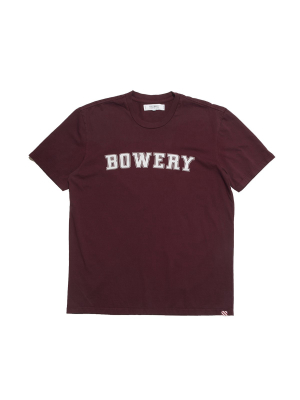 Printed T-shirt - Bowery Burgundy