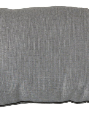 Storm 13" X 20" Outdoor Pillow In Grey