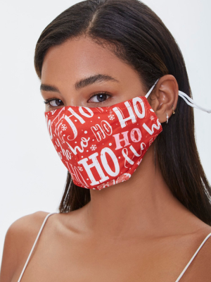 Ho Ho Ho Face Mask