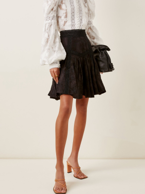 Godson Cotton-blend Mini Skirt