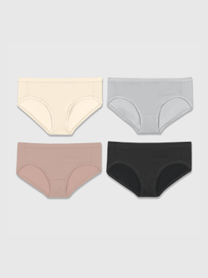 Hanes® Premium Women's Microfiber Hipster Briefs - Colors May Vary