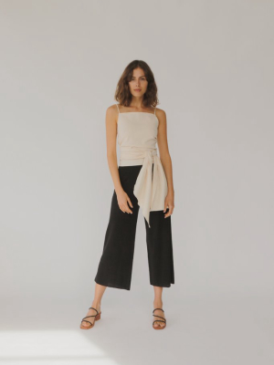 Knit Lounge Pant - Black