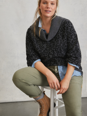 Emmy Cowl Neck Tunic Sweater