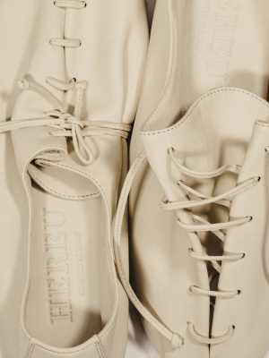 Plegada - Deconstructed Lace-up Shoe