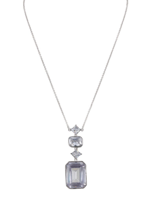 Ziva Necklace-rhodium White