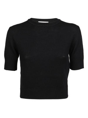 Jil Sander Short Sleeve Knitted Jumper