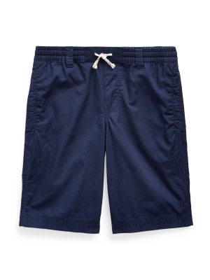 Cotton Twill Drawstring Short