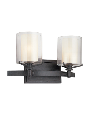 Arcadia 2 Light Bath Sconce By Troy Lighting