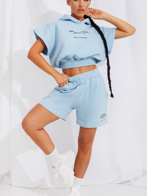 Prettylittlething Pastel Blue New Garms Slogan...