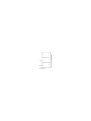 52.5" Wall Unit Bookshelf White - Breighton Home