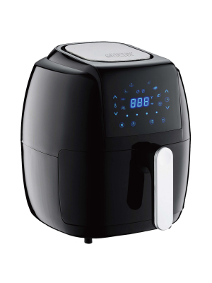 Gowise Gw22921 5 Quart 1700 Watts 8-in-1 Programmable Digital Air Fryer With Recipe Book, Black