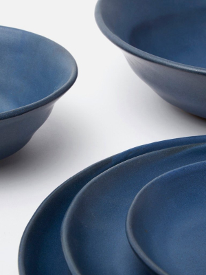 Blue Pheasant Marcus Dinnerware Set - Matte Navy