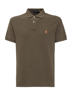 Polo Ralph Lauren Logo Embroidered Polo Shirt