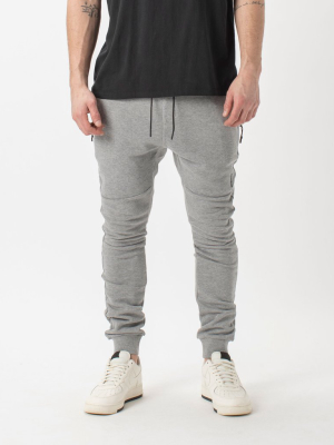 Sureshot Fleece Jogger Dk Grey Marle