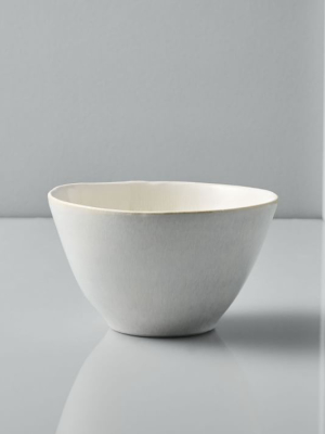 Reactive Stoneware Cereal Bowls