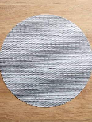 Chilewich ® Ridge Silver Round Placemat