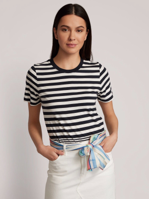 Cabana Stripe Silk Oblong