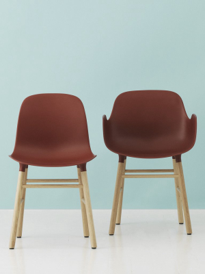 Form Armchair: Walnut Or Oak Legs