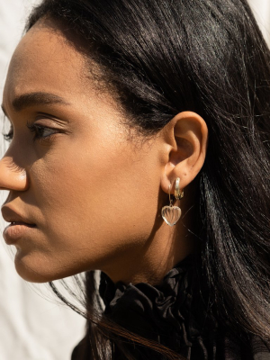 Clear Quartz Cora Earrings