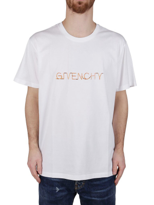 Givenchy Neon Lights Logo Print T-shirt