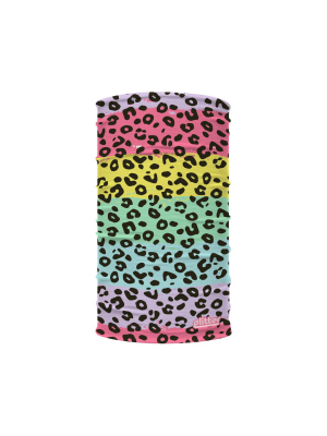 Pastel Rainbow Cheetah Prints Kids Neck Gaiter