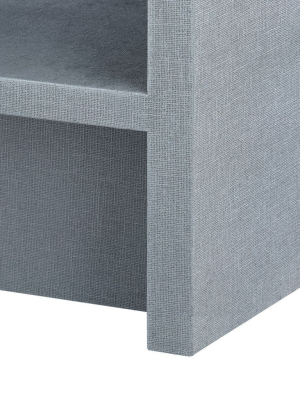 Benjamin Linen 1-drawer Side Table In Various Colors