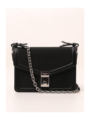 Prada Front Flap Shoulder Bag