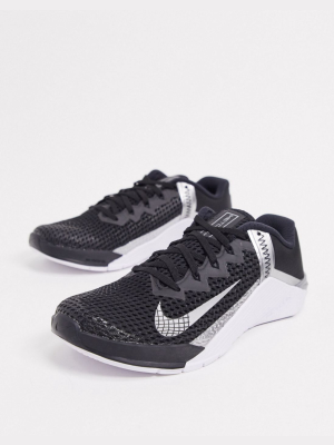 Nike Training Metcon 6 Sneakers In Black