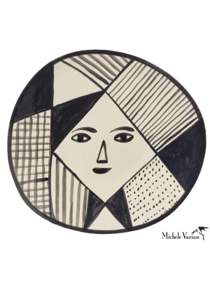 Mono Face Stoneware Platter