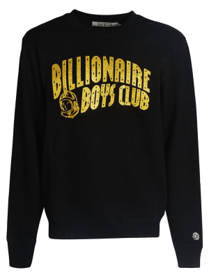 Billionaire Boys Club Logo Print Crewneck Sweatshirt