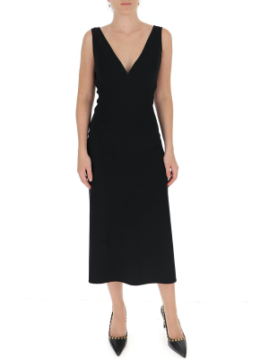 Dsquared2 V-neck Midi Dress