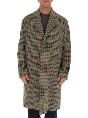 Gucci Houndstooth Overcoat