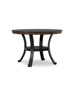 Angelo Dining Table Rustic Brown - Powell Company