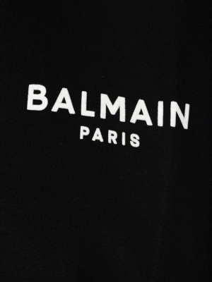 Balmain Logo Crewneck T-shirt