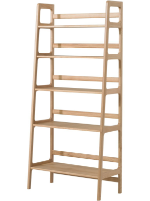 Agnes Tall Shelving Unit - Oak