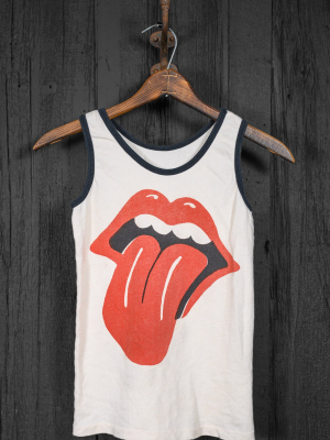 Rolling Stones Faded Tongue Tank