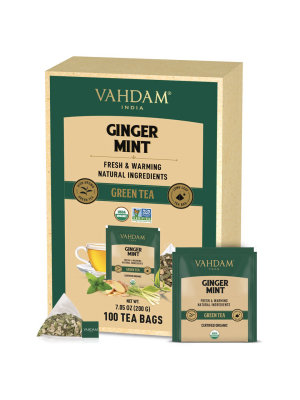 Ginger Mint Green Tea, 100 Count