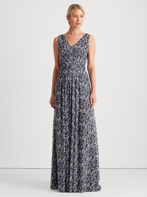 Georgette Sleeveless Gown