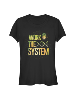 Junior's Project Power Work The System Dna T-shirt