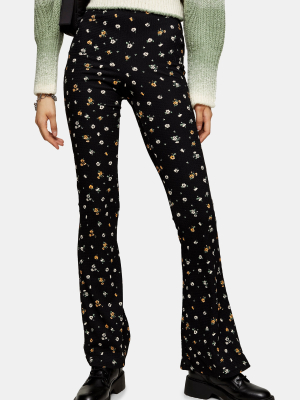 Tall Floral Print Flared Pants