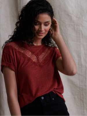 Chevron Lace T-shirt