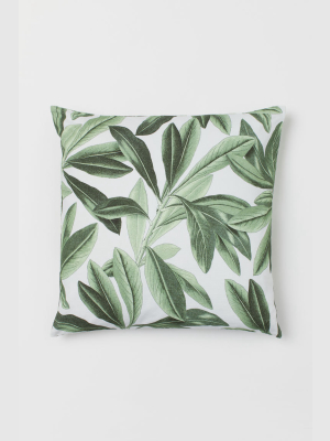 Patterned Cotton Cushion Cover