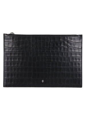 Alexander Mcqueen Embossed Pouch Bag