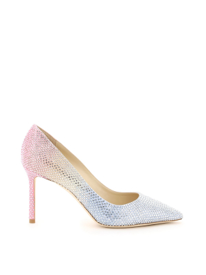 Jimmy Choo Romy Embellished 85 Pumps