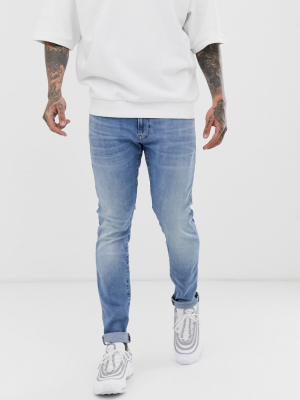 G-star Skinny Fit Jeans In Light Aged